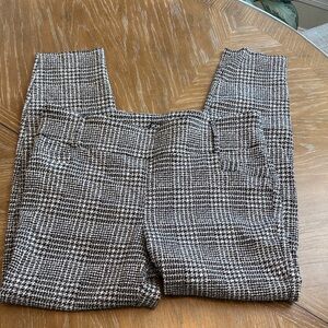 Soho Black and White Patterned Pants